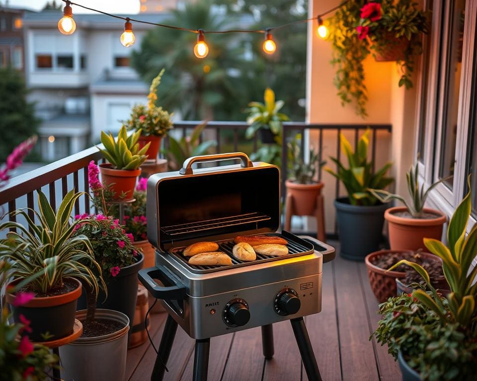 Genussvolles Grillen auf dem Balkon