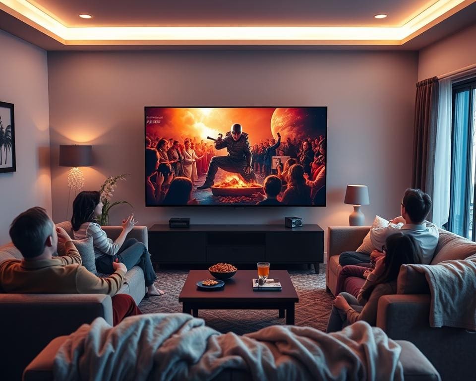 Großbildfernseher Heimkino-Erlebnis