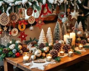 Handgefertigte Dekorationsideen für Weihnachten