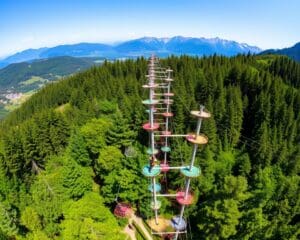 Hochseilgärten in Bayern: Grenzen überwinden