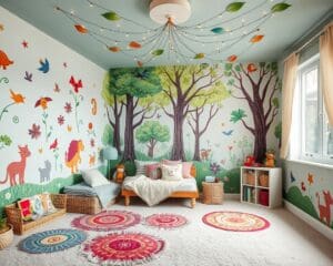 Kinderzimmerdeko, die Fantasie anregt