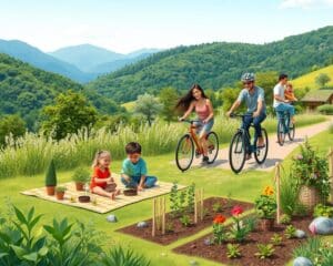 Nachhaltige Freizeitaktivitäten für die ganze Familie