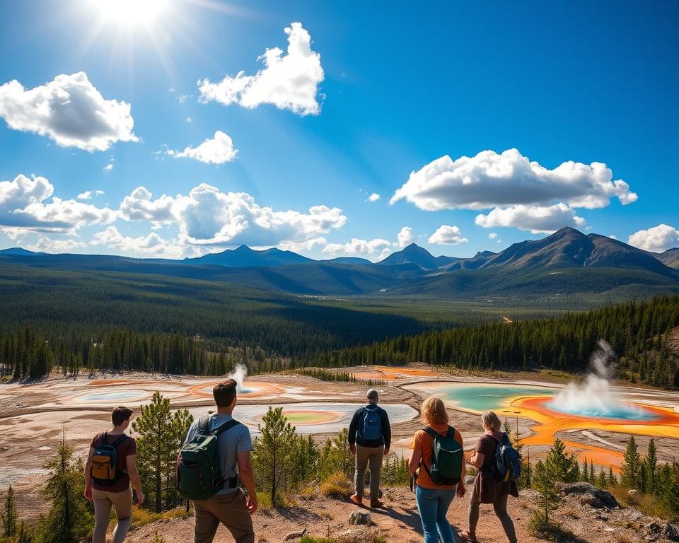 Natur und Abenteuer im Yellowstone-Nationalpark, Wyoming