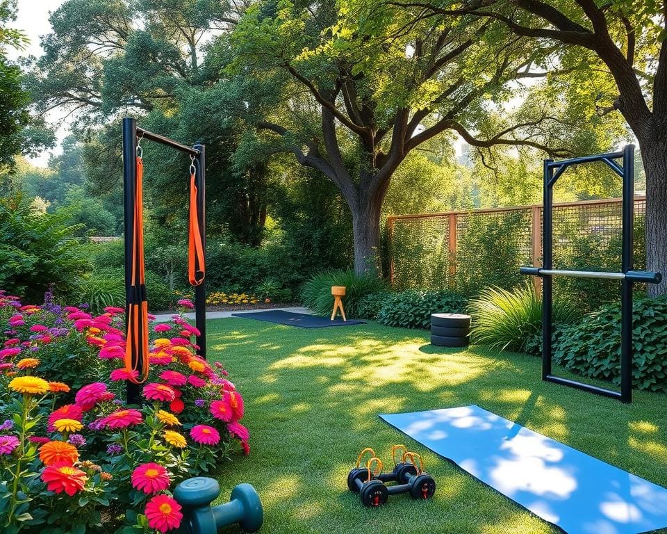 Outdoor-Fitness im eigenen Garten