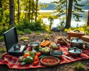 Outdoor-Kochsets für Campingliebhaber
