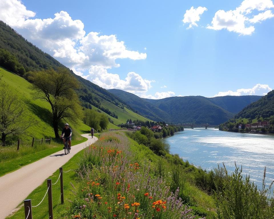 Radtouren entlang der Donau