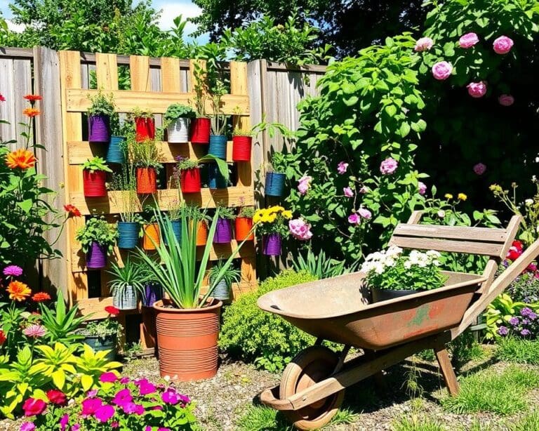 Recycling im Garten: Alte Gegenstände neu nutzen