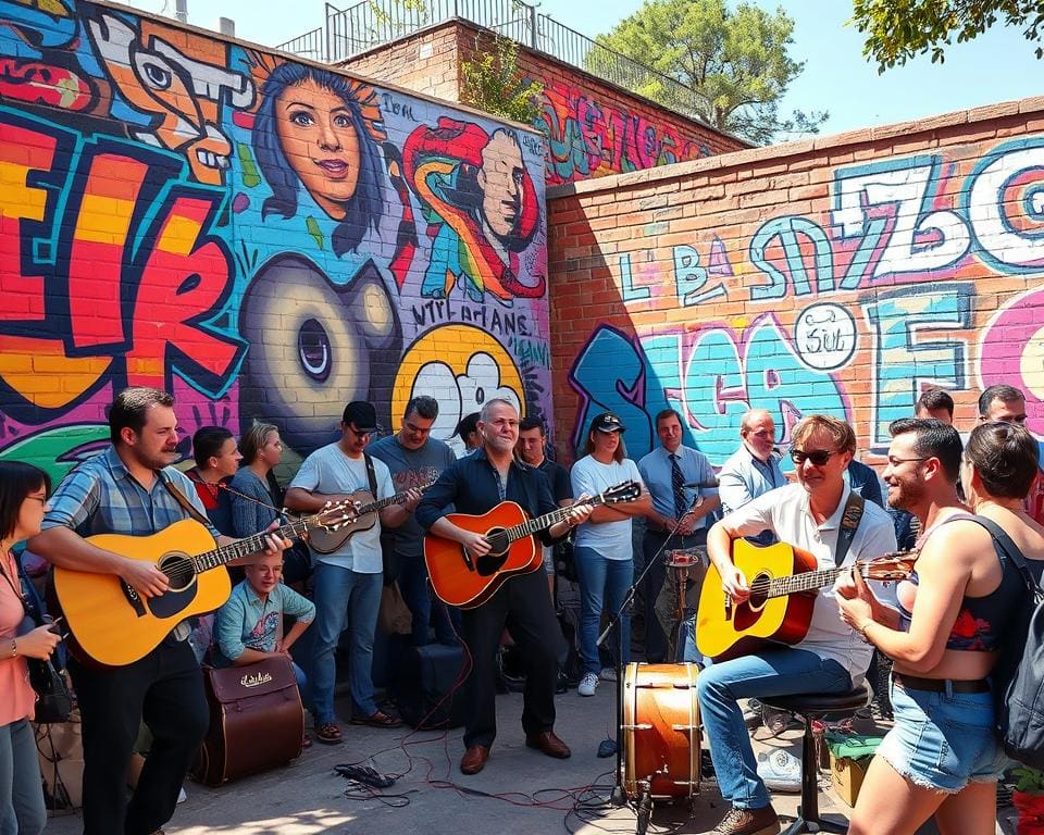 Street Art und Musik in Austin, Texas