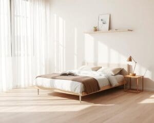 Tipps für ein minimalistisches Schlafzimmer