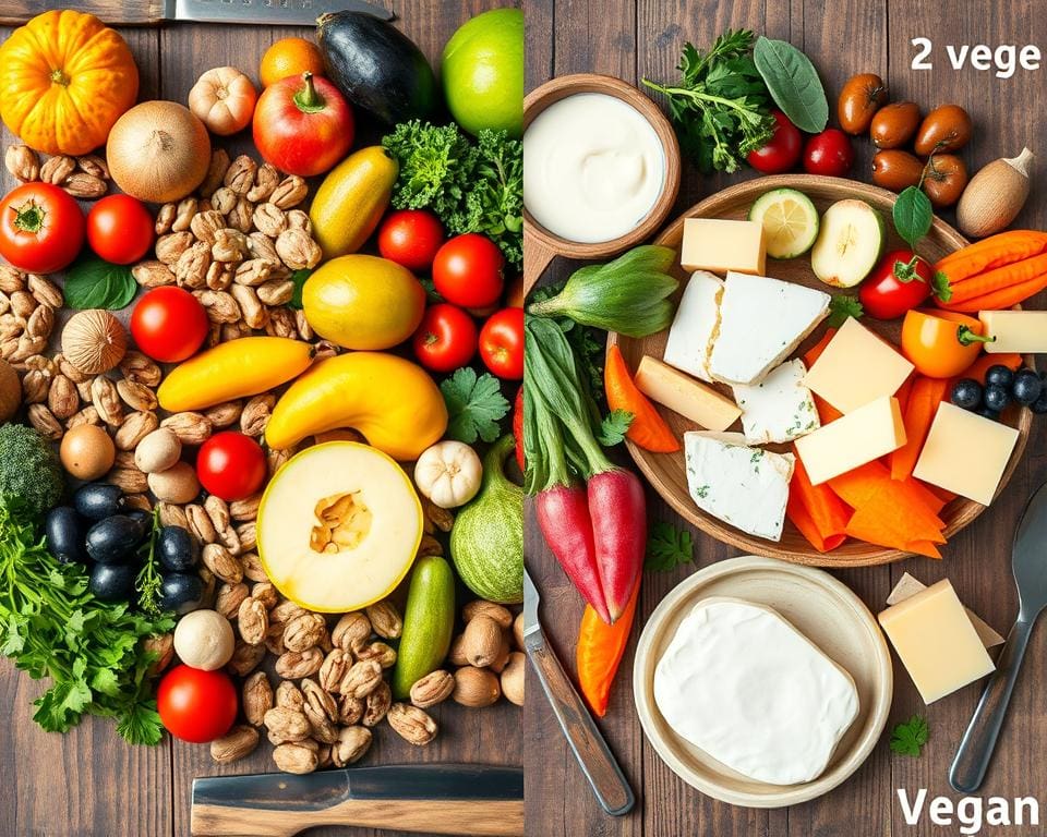 Unterschiede zwischen veganer und vegetarischer Ernährung