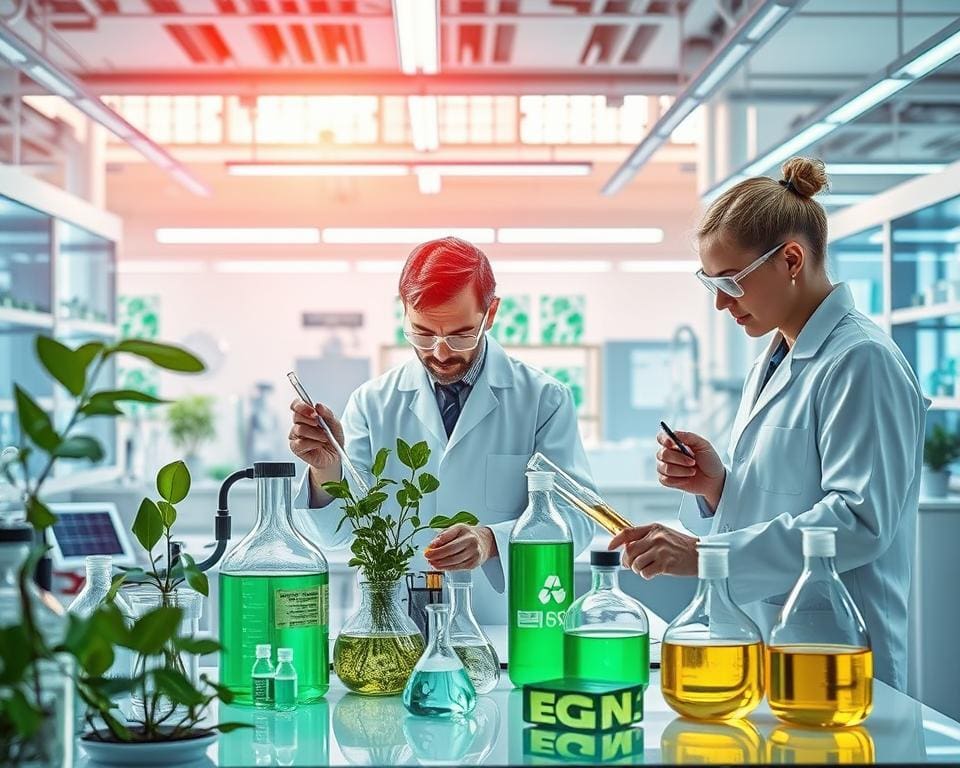 Wie beeinflusst Chemietechnologie die Herstellung umweltfreundlicher Produkte?