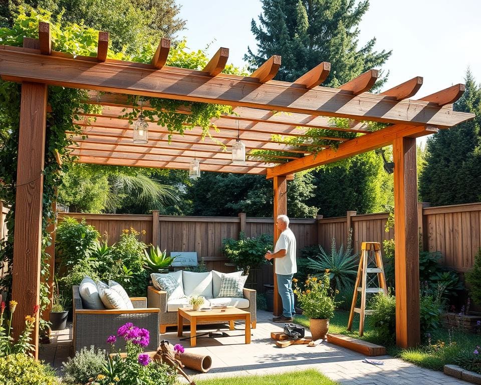 Anleitung DIY-Pergola