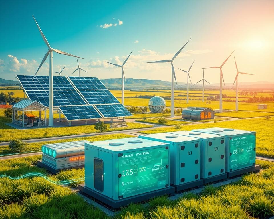 Batterietechnologien für erneuerbare Energien