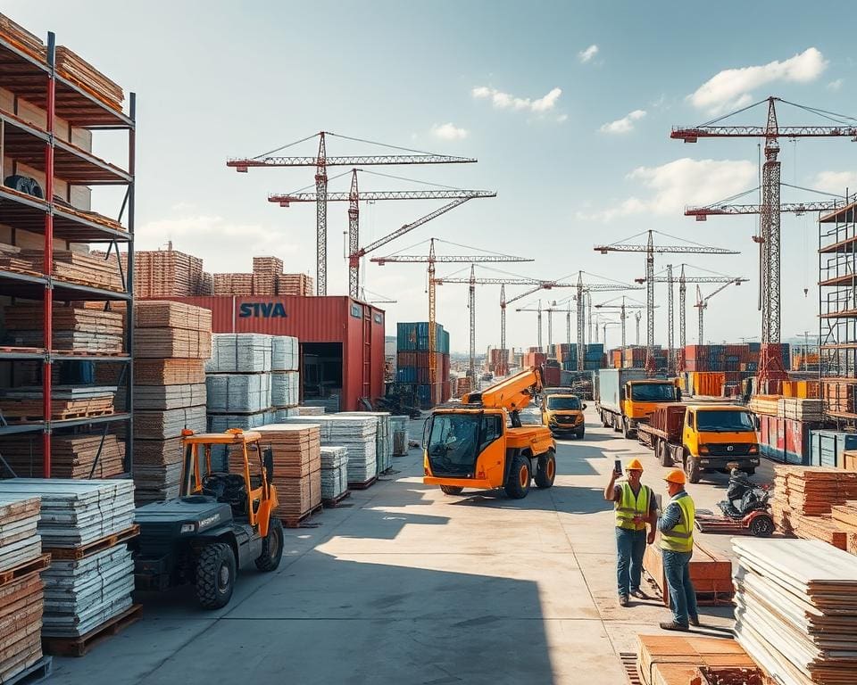 Baustellenlogistiker: Effizienz bei der Materialplanung auf Baustellen