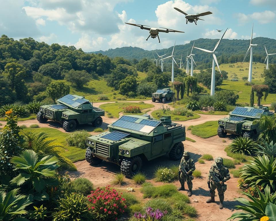 Besonderheit grüner Militärtechnologie