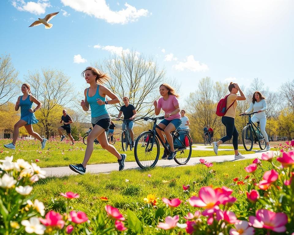 Bewegung im Frühling