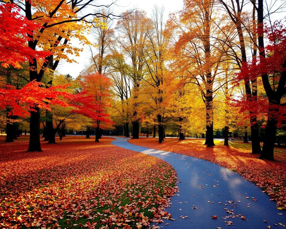 Die schönsten Parks für lange Spaziergänge im Herbst