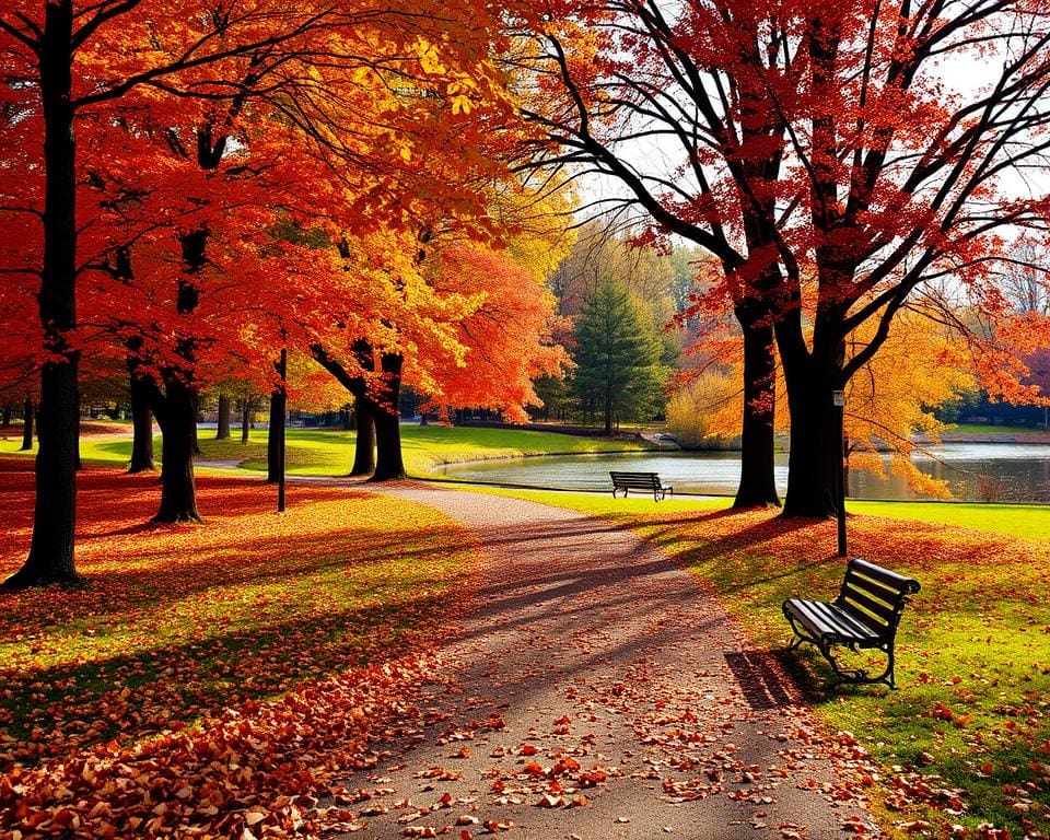 Die schönsten Parks für lange Spaziergänge im Herbst