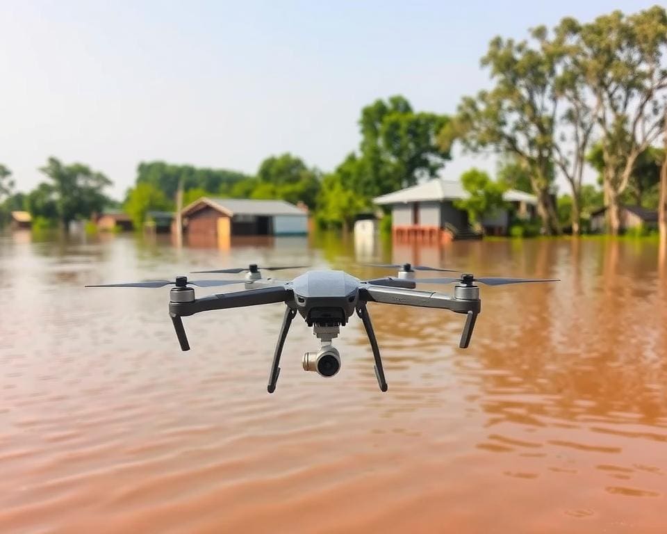 Drohnen Einsatz bei Hochwasser