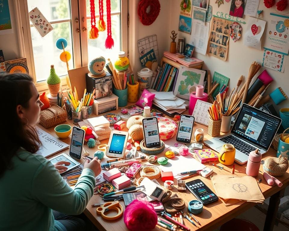 Einfluss der sozialen Medien auf den Handmade Lifestyle