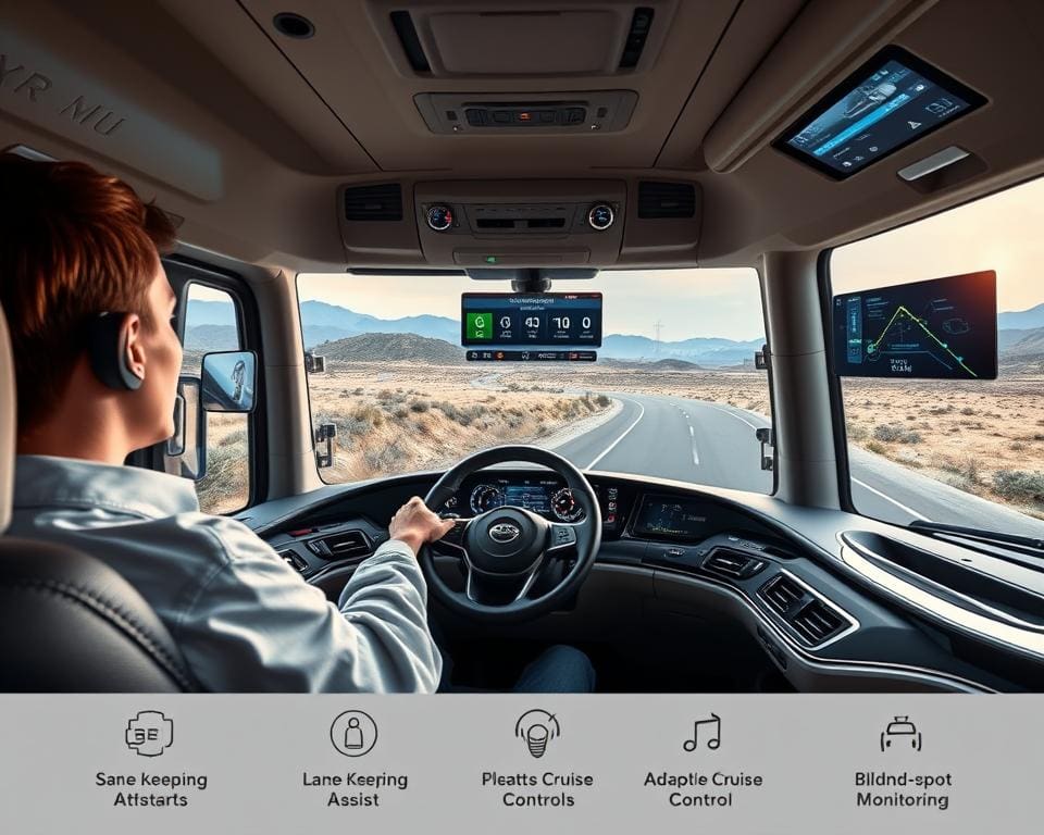 Funktionen und Vorteile smarte Assistenzsysteme für Lastwagenfahrer