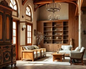 Holz als Designelement: Klassik trifft Moderne