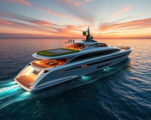 Hybrid-Luxusyachten mit fortschrittlicher Technologie