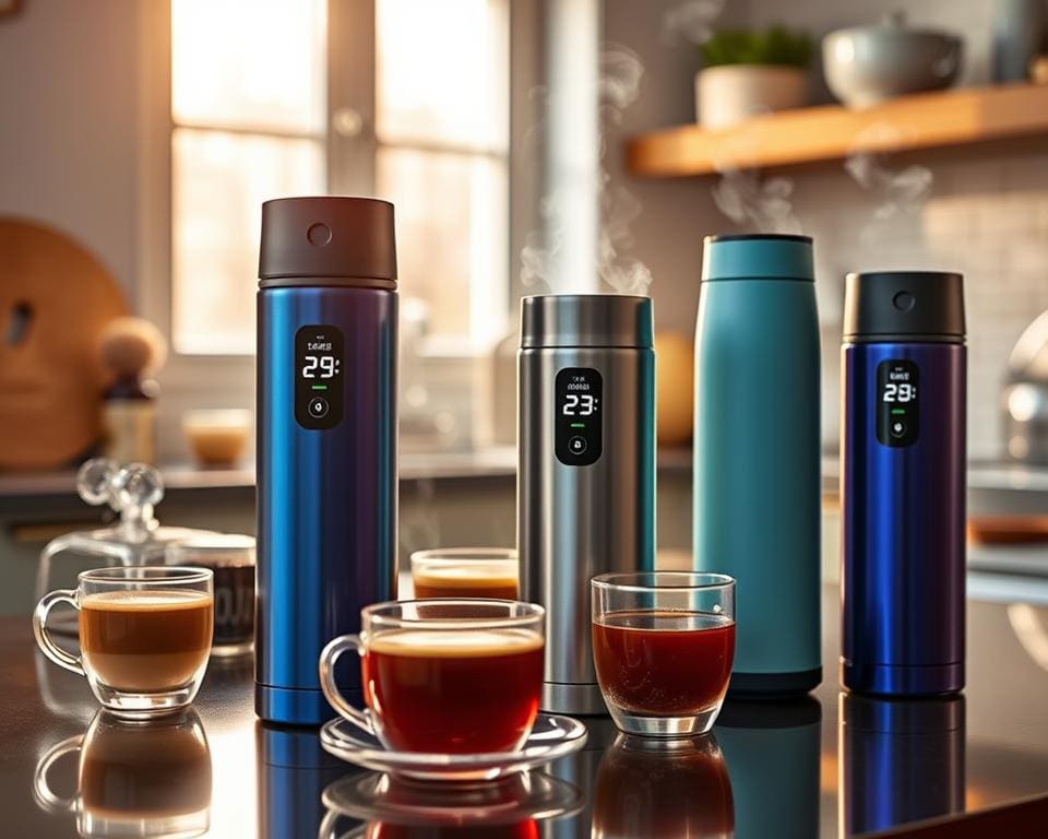 Intelligente Thermoskannen: Temperatur immer optimal