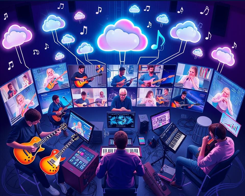 Kollaborationstools für Musiker