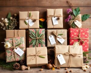 Nachhaltige Verpackungsideen für Geschenke