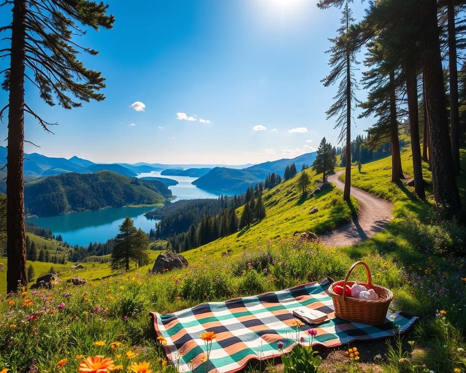 Outdoor-Aktivitäten in der Natur