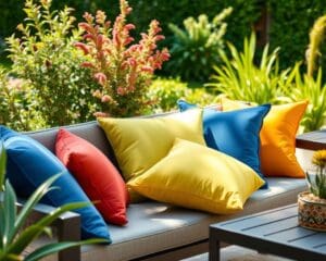 Outdoor-Kissen von Fermob: Wetterfest und stilvoll