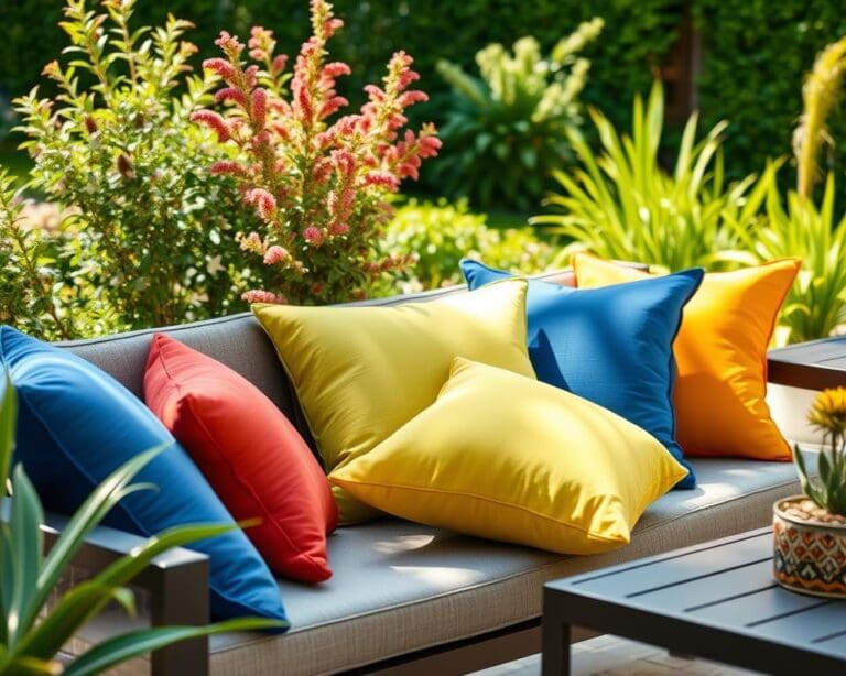 Outdoor-Kissen von Fermob: Wetterfest und stilvoll