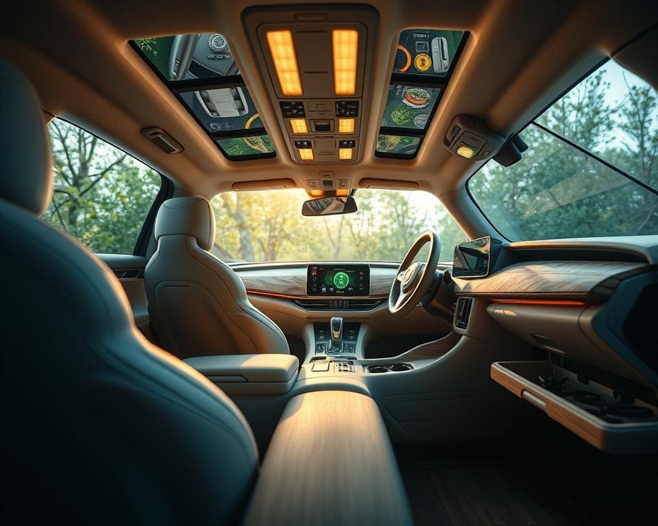 Recyclingfähige Innenelemente in Autos