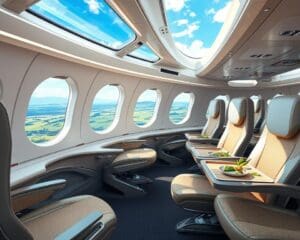 Recyclingfähige Materialien in Flugzeugen
