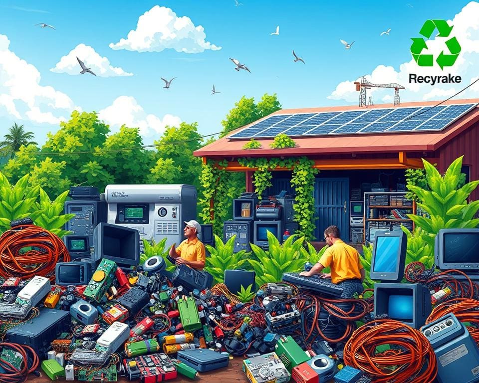 Ressourcenschonung im Elektroschrott Recycling