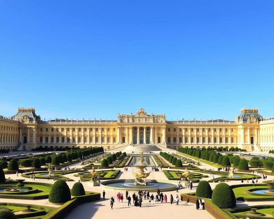 Schloss Versailles mit seiner historischen Bedeutung