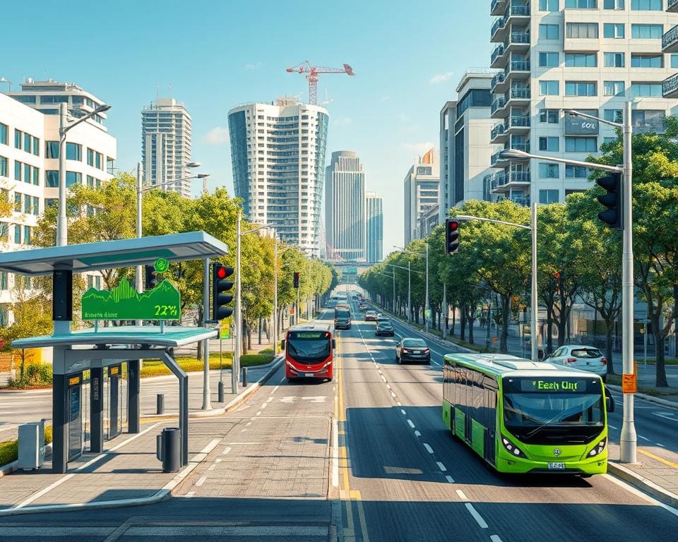 Smarte Verkehrssteuerung für Elektrobusse