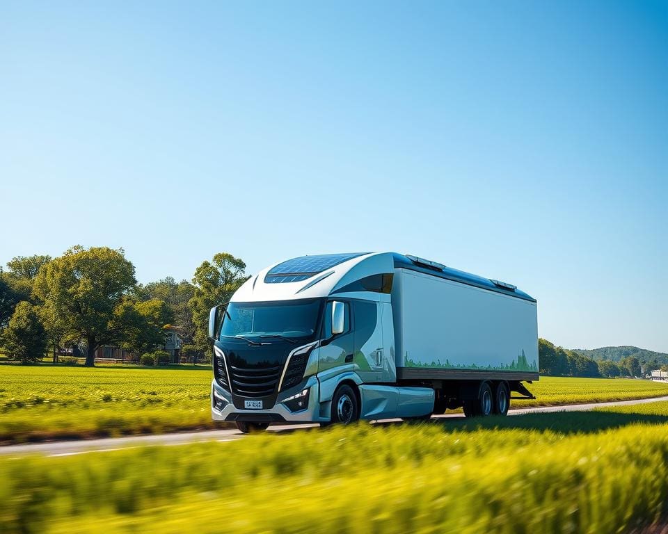 Solar-Lkw für nachhaltige Logistik