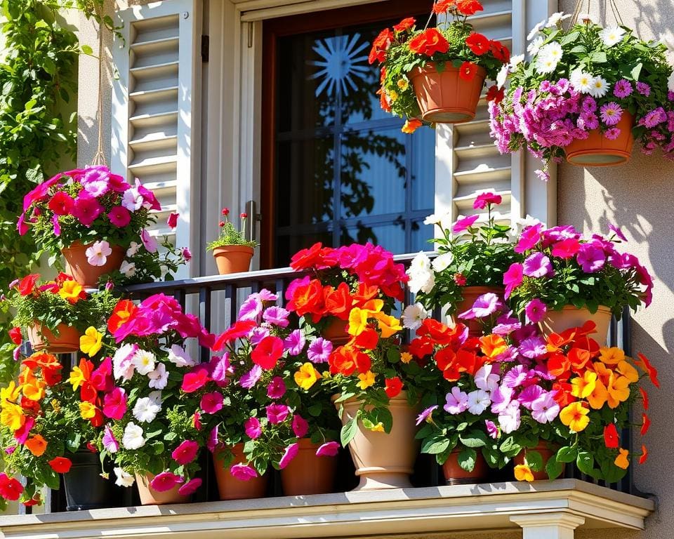 Sommerblumen Auswahl für den Balkon