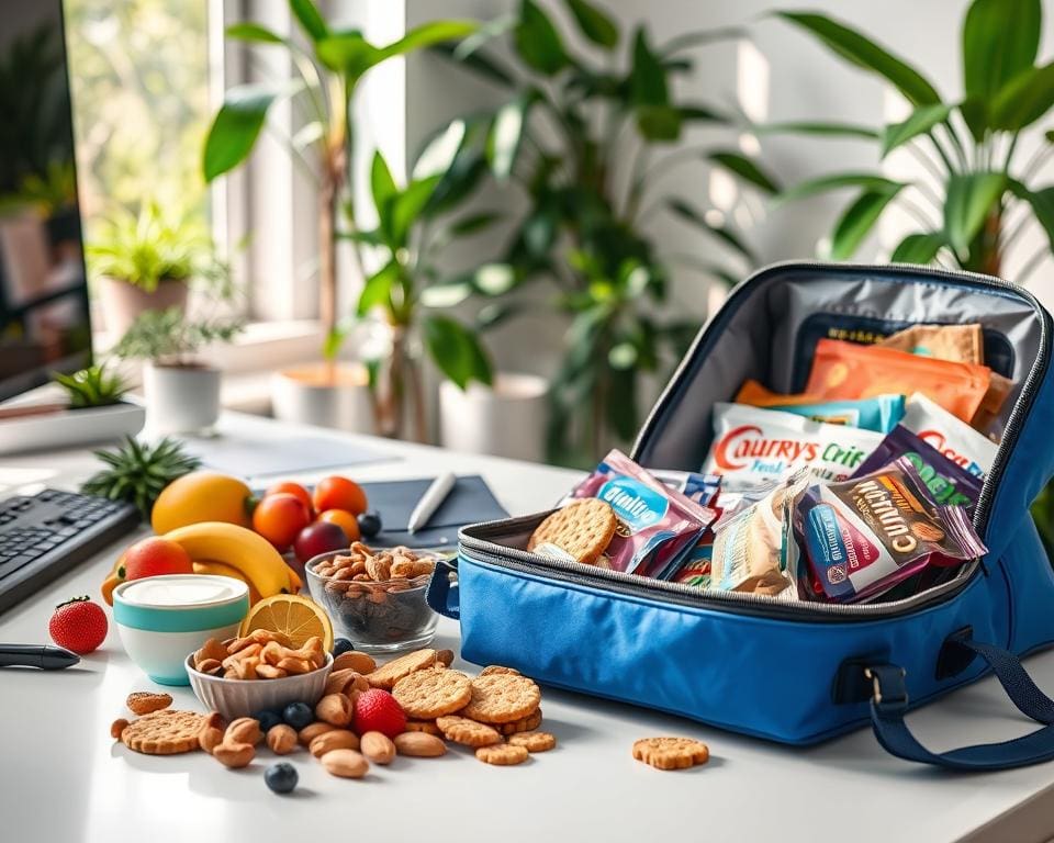 Tipps für gesunde Snacks im Büro und unterwegs