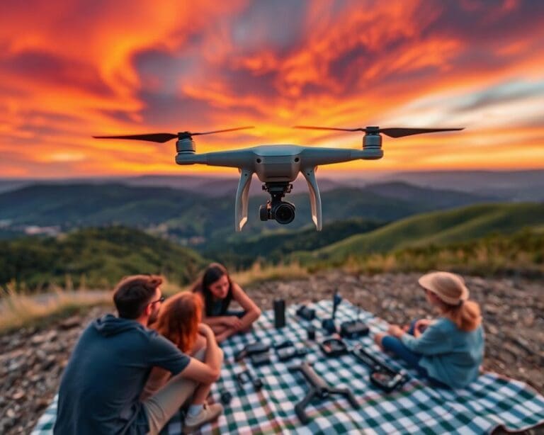 Tipps zur Nutzung von Drohnen für Social-Media-Videos