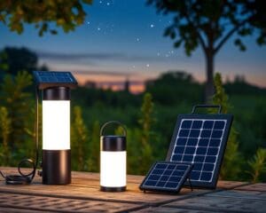 Tragbare Solarlampen: Licht mit erneuerbarer Energie