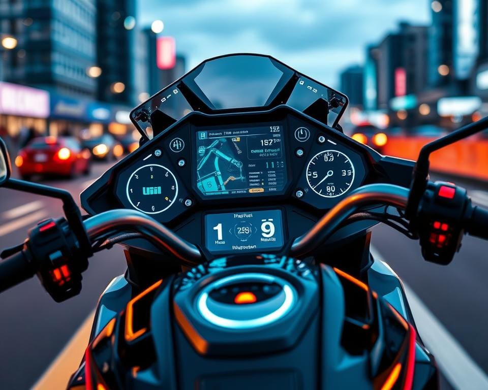 Vernetzte Funktionen in Motorrädern