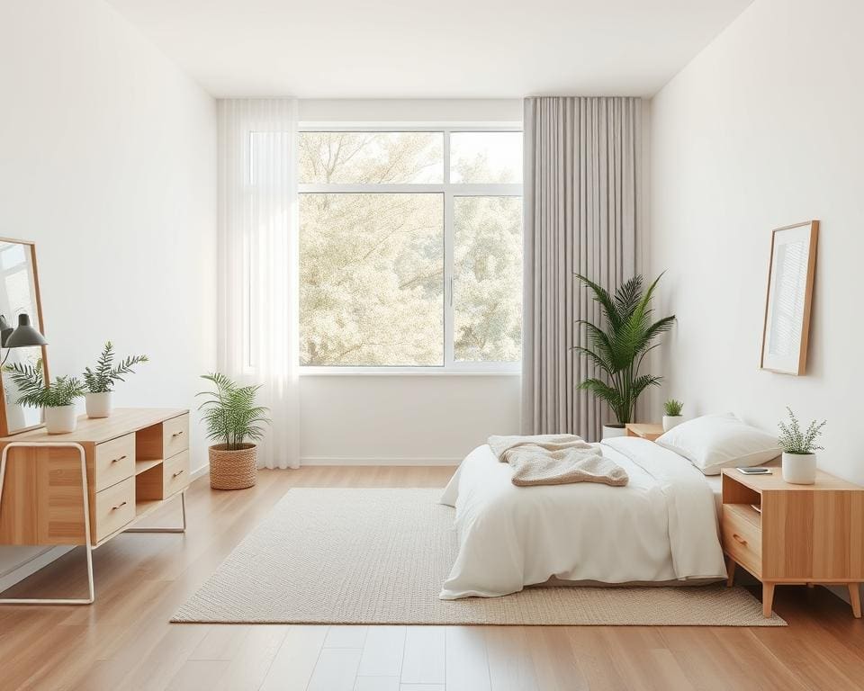 Wie Sie ein minimalistisches Schlafzimmer gestalten