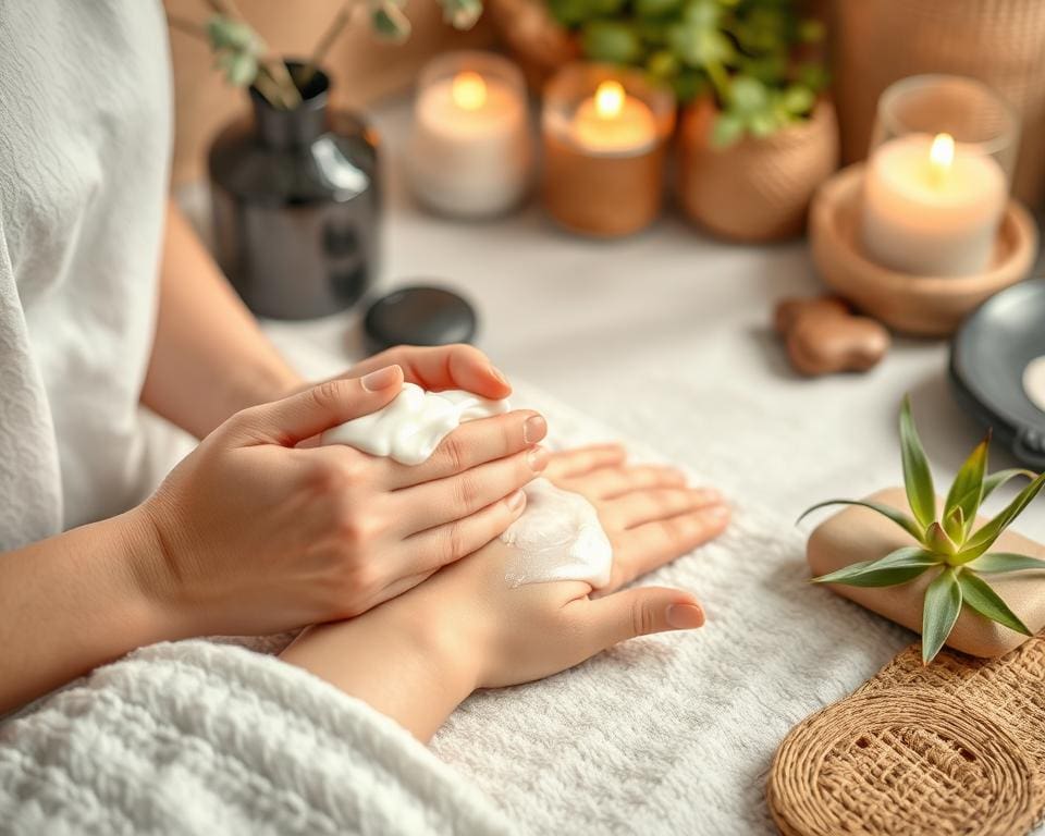Wohltuende Handpflege für gestresste Haut