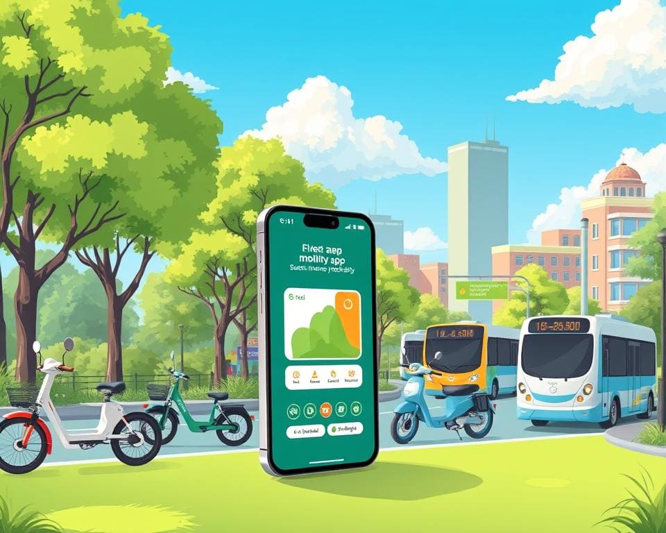umweltfreundliche Apps für Mobilität