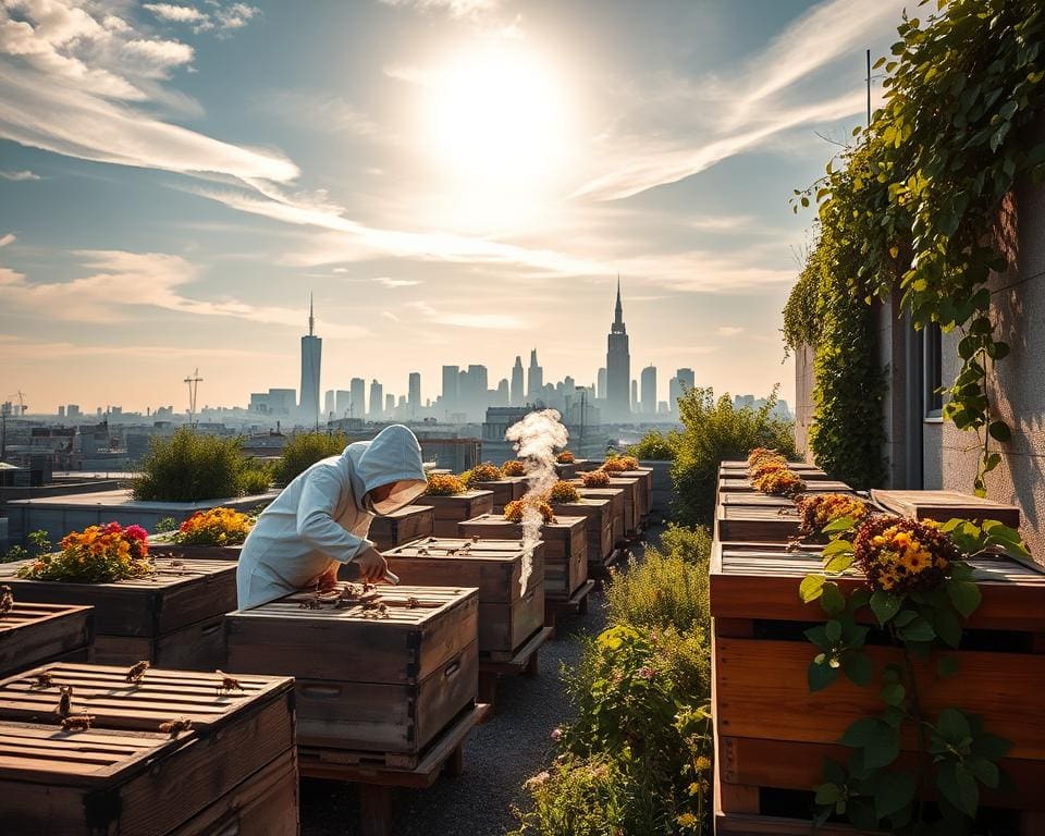 Bienenhaltung auf Dächern