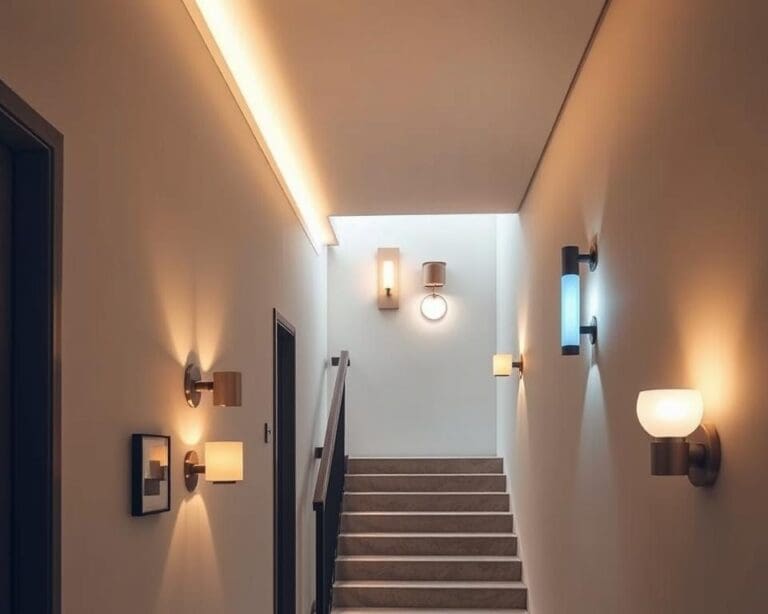 Die besten LED-Wandlampen für Flure und Treppen