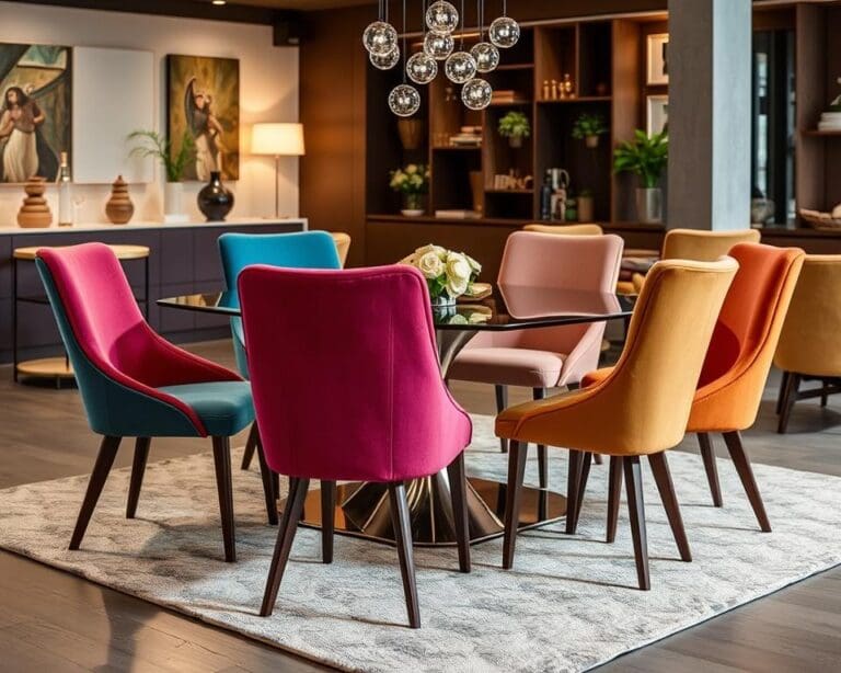 Polsterstühle im modernen Design für kreative Esszimmer